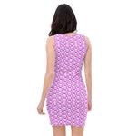 PINK HILLS NORTH LOGO PARTY DRESS