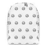 HILLS NORTH BLACK AND WHITE LOGO BACKPACK