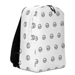 HILLS NORTH BLACK AND WHITE LOGO BACKPACK