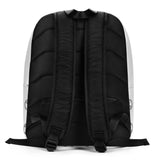 HILLS NORTH BLACK AND WHITE LOGO BACKPACK