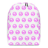 HILLS NORTH PINK LOGO BACKPACK