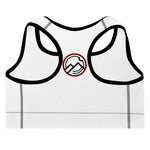 HILLS NORTH RED PADDED SPORTS BRA