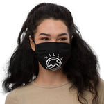 HILLS NORTH LOGO BLACK/WHITE PREMIUM MASK