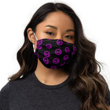 HILLS NORTH BLACK/PINK PREMIUM FACE MASK