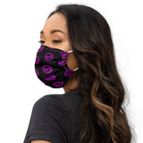 HILLS NORTH BLACK/PINK PREMIUM FACE MASK