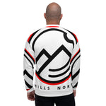 HILLS NORTH LOGO WHITE LIGHTWEIGHT BOMBER