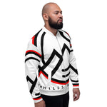 HILLS NORTH LOGO WHITE LIGHTWEIGHT BOMBER