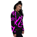 HILLS NORTH LOGO PINK LIGHTWEIGHT BOMBER