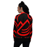 HILLS NORTH LOGO RED HILLS LIGHTWEIGHT BOMBER