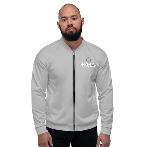 HILLS NORTH LIGHT GREY LIGHTWEIGHT BOMBER