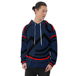 HILLS NORTH NAVY LOGO HOODIE