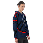 HILLS NORTH NAVY LOGO HOODIE