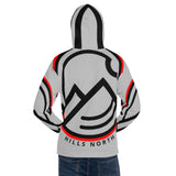 HILLS NORTH GREY LOGO HOODIE