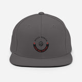 HILLS NORTH BLACK AND RED STITCH-SNAPBACK