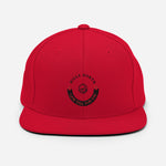 HILLS NORTH BLACK AND RED STITCH-SNAPBACK