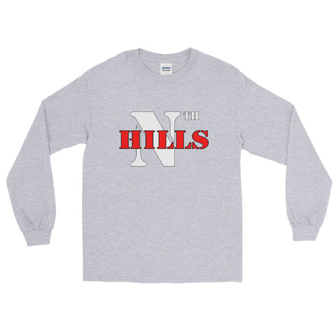 HILLS NORTH RED HILLS MEN'S LONG SLEEVE SHIRT