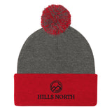 HILLS NORTH LOGO POM-POM BEANIE