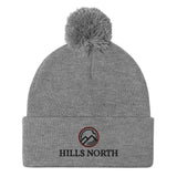 HILLS NORTH LOGO POM-POM BEANIE