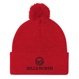 HILLS NORTH LOGO POM-POM BEANIE