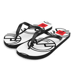 HILLS NORTH BLACK LOGO FLIP- FLOPS