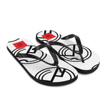 HILLS NORTH BLACK LOGO FLIP- FLOPS