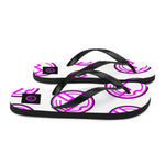 HILLS NORTH LOGO PINK FLIP-FLOPS