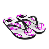 HILLS NORTH LOGO PINK FLIP-FLOPS